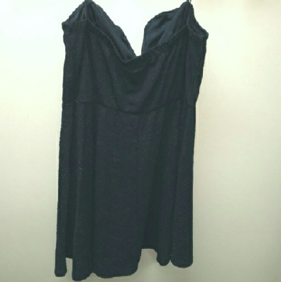NWOT Deb Black Strapless Dress SZ XXL - Picture 3 of 3